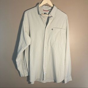 The North Face polyester nylon button down shirt
